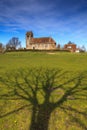 Old church on a hill Royalty Free Stock Photo