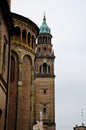 Old church in the historic streets of parma Royalty Free Stock Photo