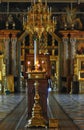 Old church interior. Architecture of Trinity Sergius Lavra, Sergiev Posad, Moscow region, Russia. Royalty Free Stock Photo