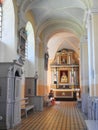 Old church interior, Lithuania Royalty Free Stock Photo