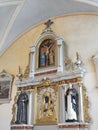 Old church interior, Lithuania Royalty Free Stock Photo