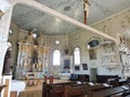 Old church interior, Lithuania Royalty Free Stock Photo