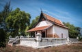The old church in the late Ayutthaya period is in Ban Bang Lamung School Royalty Free Stock Photo