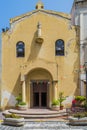 An old church in Lipari town on the Lipari island Royalty Free Stock Photo