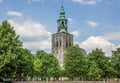 Old church at the market square in Nordhorn