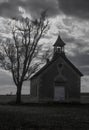 Old Church in the Midwest Royalty Free Stock Photo