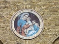 Old Church Mural, Baby Jesus, Mother Mary