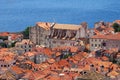 Old church near sea in Dubrovnik stronghold Royalty Free Stock Photo