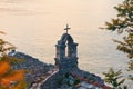 The old church near the sea Royalty Free Stock Photo