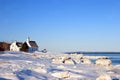 Old church near the water Royalty Free Stock Photo