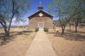 Old church in northern New Mexico off of Route 84 in Yountville, New Mexico Royalty Free Stock Photo