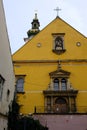 Old church in an old european town Royalty Free Stock Photo