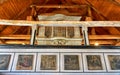 Old church organ in a seafaring church in Poland on the Baltic Sea