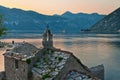 The old church overlooking the sea Royalty Free Stock Photo