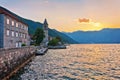 The old church overlooking the sea Royalty Free Stock Photo