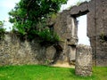 Old church ruins and the Barcelona, Sorsogon sign