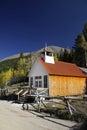 Old church in St Elmo ghost town in Colorado Royalty Free Stock Photo