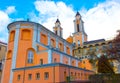 Old church of St. Francis Xavier in old town. Kaunas , Lithuania Royalty Free Stock Photo