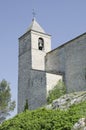 Old church steeple in Rochefort du Gard Royalty Free Stock Photo