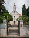 Old church in Sucuraj, Hvar island, Croatia Royalty Free Stock Photo