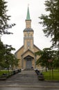 Old church in tromso Royalty Free Stock Photo