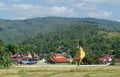 old church at Wat Sri Pho Chai Sang Pha temple in Loei province, Thailand (Temples built during the Ayutthaya period)