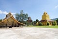 old church at Wat Sri Pho Chai Sang Pha temple in Loei province, Thailand (Temples built during the Ayutthaya period)