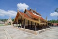 Old church at Wat Sri Pho Chai Sang Pha temple in Loei province, Thailand (Temples built during the Ayutthaya period)