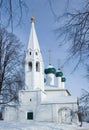 Old church in winter Royalty Free Stock Photo