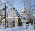 Old church in winter