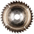 Old circular saw blade Royalty Free Stock Photo