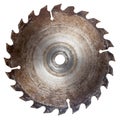 Old circular saw blade Royalty Free Stock Photo