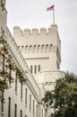 The old Citadel capus buildings in Charleston south carolina Royalty Free Stock Photo