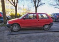 Old Citroen AX compact hatchback car first model