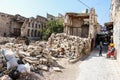 Old city of Aleppo in Syria after ISIS was defeated Royalty Free Stock Photo