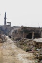 Old city of Aleppo in Syria after ISIS was defeated Royalty Free Stock Photo