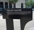 Old City Cemetery, Jacksonville Florida Royalty Free Stock Photo