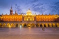 Krakow at first light, Poland Royalty Free Stock Photo