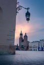 Old city center of Krakow, Poland Royalty Free Stock Photo