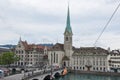 The old city center of Zurich