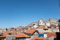 Old city centre in Porto skyline on a summer sunny sky