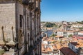 Old city centre in Porto skyline on a summer sunny sky Oporto, Portugal