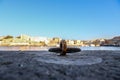 Unique view on Chania, Greece with Quay where ships were moored in past.