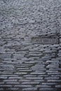 Old city cobblestone road Royalty Free Stock Photo