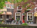 The city of delft in the netherlands