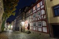 Old city fulda germany in the evening Royalty Free Stock Photo