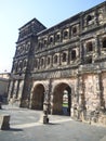 An old city gate in Trier.