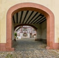 Old City gate in Vogtsburg-Burkheim. Kaiserstuhl