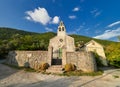 Old city of Gornja Lastva near Tivat, Montenegro Royalty Free Stock Photo
