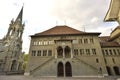 Old city hall in Bern (RatHaus). Switzerland. Royalty Free Stock Photo